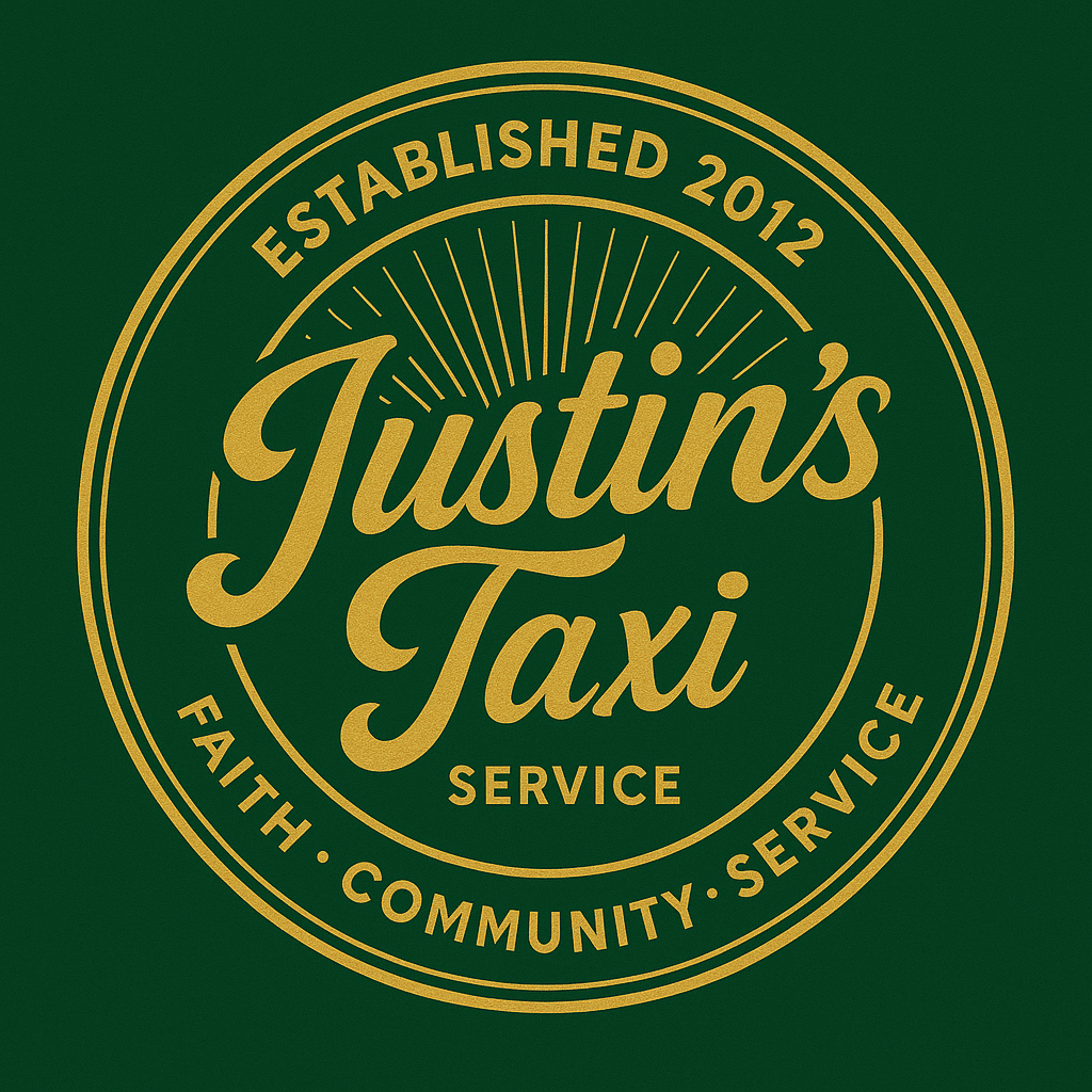 Justin’s Taxi Logo